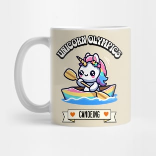 Canoeing Unicorn Olympics 🛶🦄 - Paddle to Victory! Mug